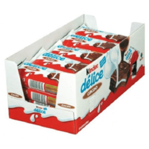 Ferrero DELICE chocolate sponge cake bars XL box - 20 bars -FREE SHIPPING - £34.45 GBP