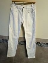 Joe&#39;s Jeans White Skinny Cropped Leg &quot;The Highwater&quot; Jeans SZ 28 NWOT - £50.87 GBP