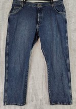Wrangler Rugged Wear Jeans Mens 42 x 30 Blue Denim Outdoor Workwear Casual Pants - £27.82 GBP