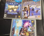 Playstation 3 move games:  Lot of (3) Sports Champions &amp; superstars+ sor... - $9.89