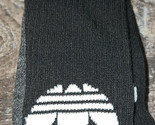 Adidas ~ Mens 3-Pair Crew Trefoil Socks Black Polyester Blend ~ Size 6-12 - $20.26