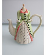 Collectible &amp; Decorative Ceramic Teapot Dress 2 Pc. - $27.41 CAD