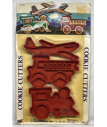 Cookie Cutters Transportation 1987 Plane Truck Train Engine Made In USA - $9.50