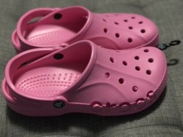 Crocs Baya Adult Unisex Pink sandals Us Women 8 Men 6 New With Tags On E... - $53.99
