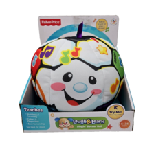 Fisher-Price Laugh &amp; Learn Singin Soccer Ball Plush Music Songs Learning NEW - £13.51 GBP