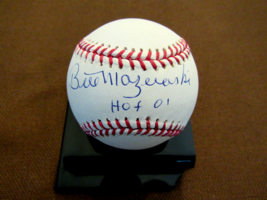 Bill Mazeroski Hof 01 Pittsburgh Pirates Hof Signed Auto Oml Baseball PSA/DNA - £118.42 GBP