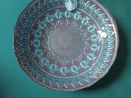 Turkish Art Glass Bowl 2 X 8 3/4&quot; Reverse Painting 100 Pure Silver Pick 1 - £37.51 GBP