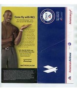 American Airlines Jacket Ticket Michael Jordan MCIWorldcom 2001 - £13.98 GBP