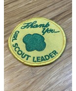 Vintage Girl Scouts Thank You Girl Scout Leader Patch KG JD - £9.34 GBP