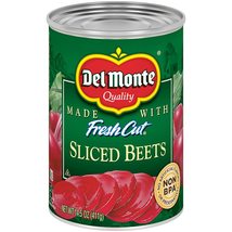 Del Monte Canned Fresh Cut Sliced Beets, 14.5 Oz Pak Of 6 - £13.65 GBP