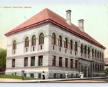 Public Library Building Portland Oregon OR 1910 DB Postcard P12 - $4.90