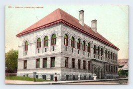 Public Library Building Portland Oregon OR 1910 DB Postcard P12 - £3.83 GBP