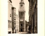 Vtg Postcard RPPC - Christ Church - Signal Lecterns of Paul Revere Unused - £4.05 GBP