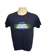 NYRR Run for Life New York Young Road Runners Youth Large Blue TShirt - $371.72 MXN