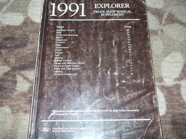 1991 91 Ford Explorer Truck Service Shop Repair Manual Supplement Oem - £7.09 GBP