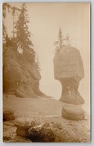 Canada RPPC Hopewell Rocks Coast of New Brunswick People on Rock Postcard B25 - £15.89 GBP