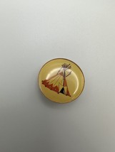 Vintage Native American Teepee Pin 2.5cm BB11 - $16.83