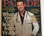 January 28 2007 Parade Magazine Greys Anatomy Eric Dane - $3.95