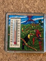 Collectible Souvenir Costa Rica Thermometer Lucite Fridge Magnet 2.5&quot; - €7,13 EUR