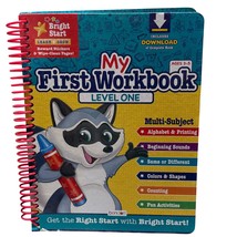 Bright Start My First Workbook Level One Ages 3-5 Multi-Subject Spiral-B... - $7.68