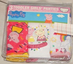 Peppa Pig size 2T/3T Toddler Girls Panties Underwear NEW Briefs Dino 3 pack  - £10.56 GBP