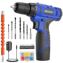 Cordless Drill Set,12V Power Drill Set With Battery And Charger, Compact... - $54.99