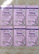 6 pack- Que Bella Bath &amp; Beauty Relaxing Lavender mud mask 0.5 oz/ 15g - £7.76 GBP