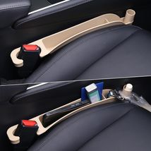 Multifunctional Beige Car Seat Gap Filler Set - Securely Holds Phones &amp; ... - $39.55