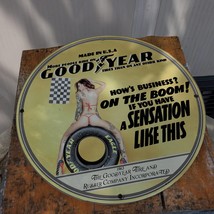 Vintage 1963 Goodyear Eagle Tire And Rubber Company Porcelain Gas &amp; Oil Sign - £99.91 GBP