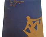 Vintage 1934 Olympia High School Yearbook Annual The Olympus WA State  - $12.42