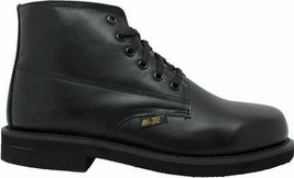 AdTec Mens Black 7 W Amish 5&quot; Goodyear Welt Boot Full Grain Leather Work... - £30.36 GBP