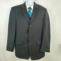 Calvin Klein Suit Jacket Black Pinstripe Mens Size 38 Regular - £23.70 GBP
