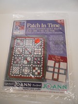 1998 Joann Fabrics Patch in Time Quilt June Block of the Month Tic-Tac-Toe New! - £7.53 GBP