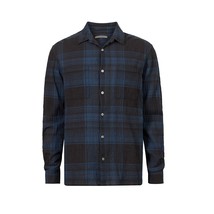 John Varvatos Collection Men&#39;s Long Sleeve Cole Plaid Crinkle Shirt Twil... - £47.49 GBP