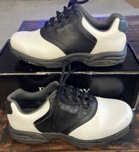 Golf Shoes FootJoy DuraMax Golf Shoe Black &amp; White Men’s 8W Style 45329 - $356.24 MXN