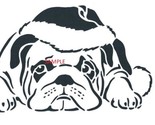 Christmas bulldog sample thumb155 crop