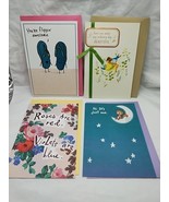 (4) Hallmark Shoebox Romance I Love You Greeting Cards With Envelopes 5&quot;... - €16,81 EUR
