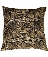 PILLOW DÉCOR Snake Print Cotton Large Throw Pillow (Standard Edge) - €21,22 EUR