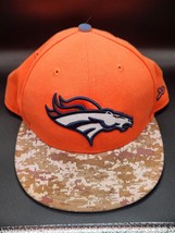 Denver Broncos Hat Camo NFL salute to service 7 1/8 new era camoflage army navy - £8.15 GBP