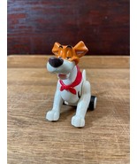 Dodger Oliver and Co Brown and White Dog Burger King Toy 1988 Rolling To... - £3.94 GBP