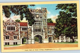 Taylor Hall At Vassar College Poughkeepsie New York Postcard - £8.87 GBP