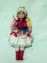 Vintage costume doll, classic European folklore costumes 7.3&quot; - £3.91 GBP