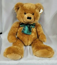 JC J C Penny Penney Golden Bear Co Holiday Xmas Teddy Bear Big Tan Brown Green - £54.26 GBP