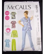 McCall&#39;s Easy Plus Pattern M6473 Women&#39;s Scrubs 18W-24W - £5.88 GBP