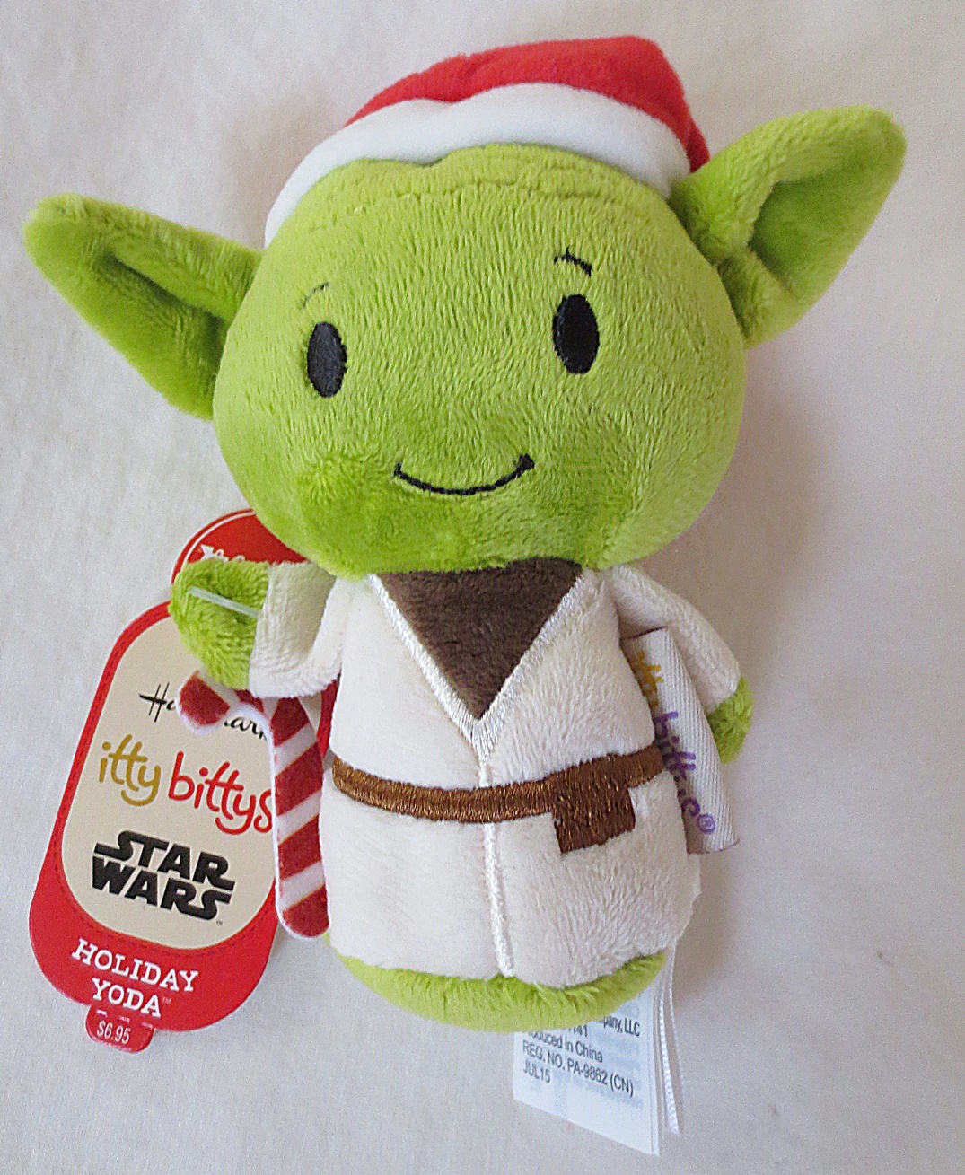 Hallmark Itty Bittys Star Wars Holiday Yoda Plush Toys For Tots - $7.95