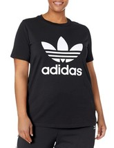 adidas Originals womens Trefoil Tee Black GN2896 Size Small - $247.13 MXN