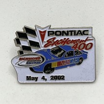 2002 Pontiac 400 Richmond Raceway Virginia Race NASCAR Racing Enamel Hat Pin - £6.24 GBP
