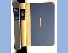 1959 Antique BIBLE-4 Gospels HC/SLIPCASE Kress Signed 2X By Richard Ellis - $123.70