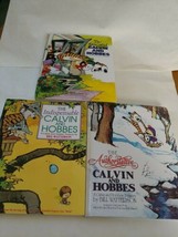 Calvin &amp; Hobbes book lot Indispensable  Authoritative  Essential 1988 2 HC 1 PB - £23.89 GBP