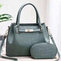 Lady&#39;s Bags  Crocodile Pattern Shoulder Bag Large Capacity Hand Bag Shoulder Bag - £33.53 GBP
